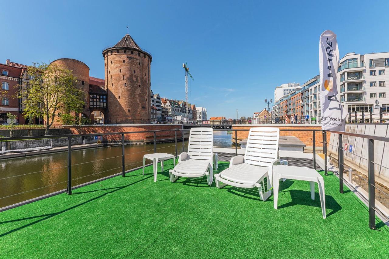 Domy Na Wodzie - La Mare Motlava Houseboats With Sauna By Downtown Apartments Gdańsk Eksteriør billede