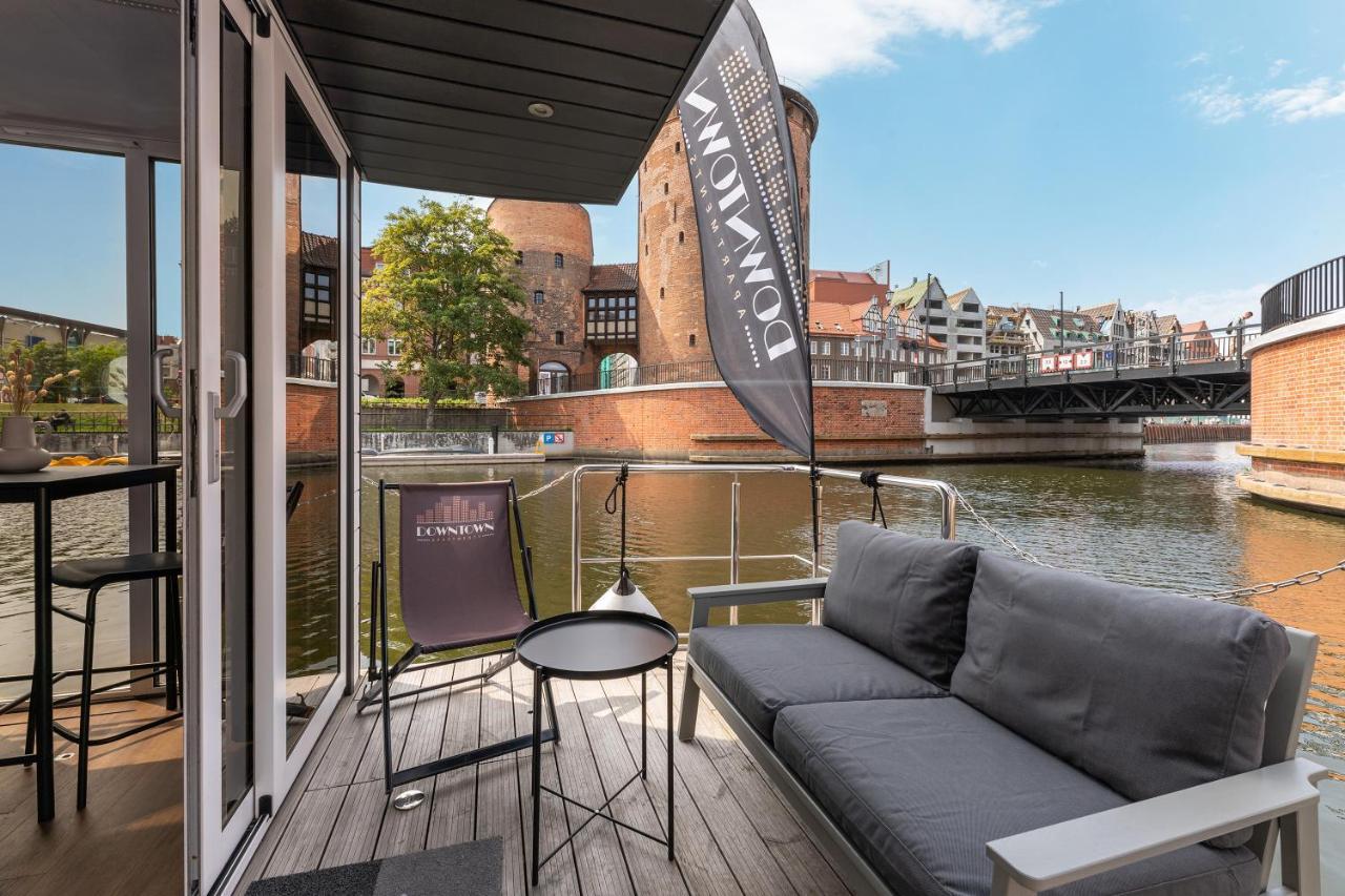 Domy Na Wodzie - La Mare Motlava Houseboats With Sauna By Downtown Apartments Gdańsk Eksteriør billede